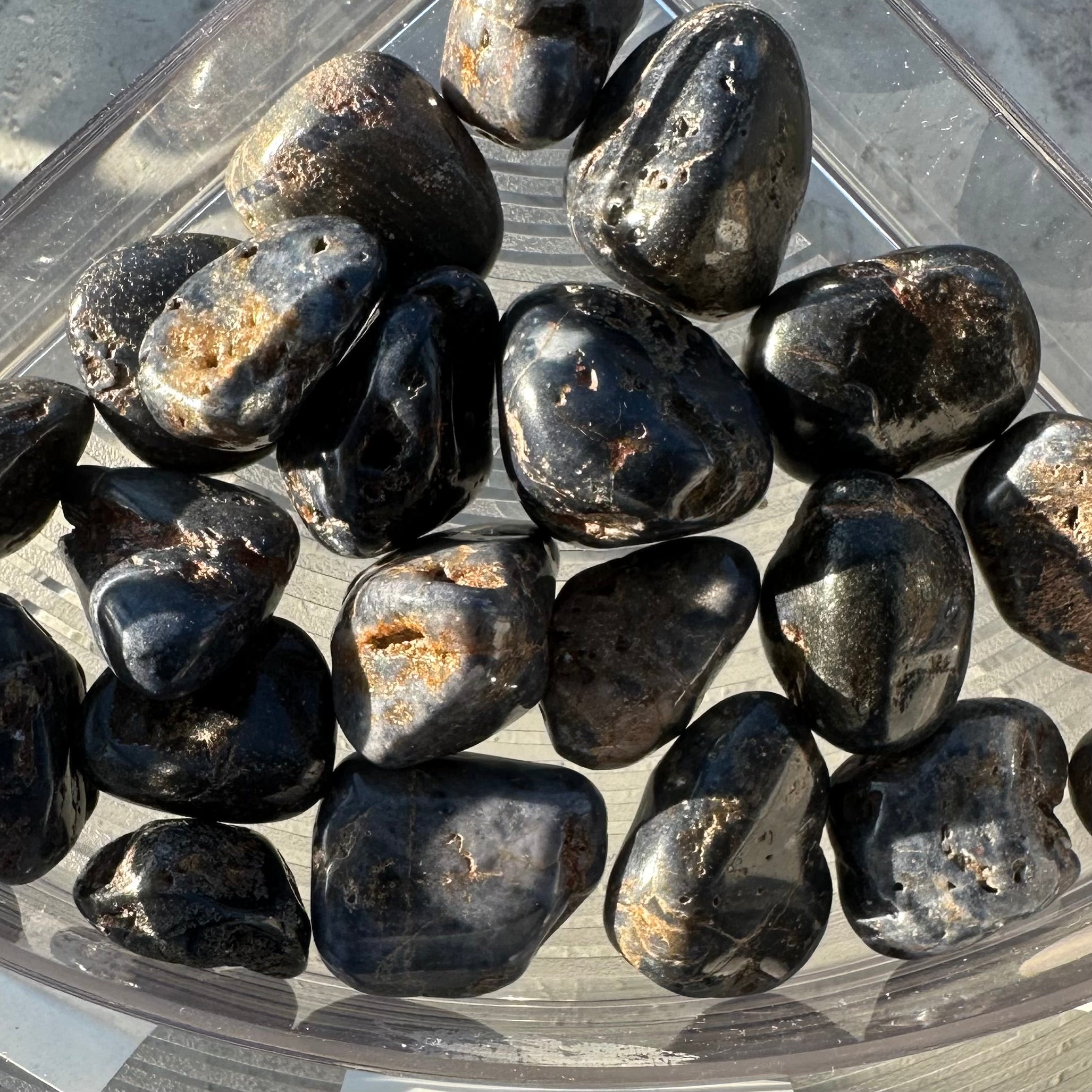Sapphire Tumbled Stone-1pc Sapphire Tumbled Stone-1pc